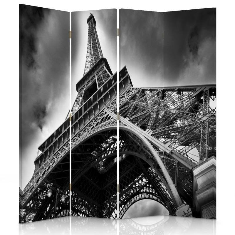 Separador de ambientes Doble cara, Torre Eiffel desde la perspectiva de una rana