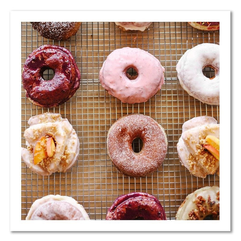 Deco panel print, Delicious donuts