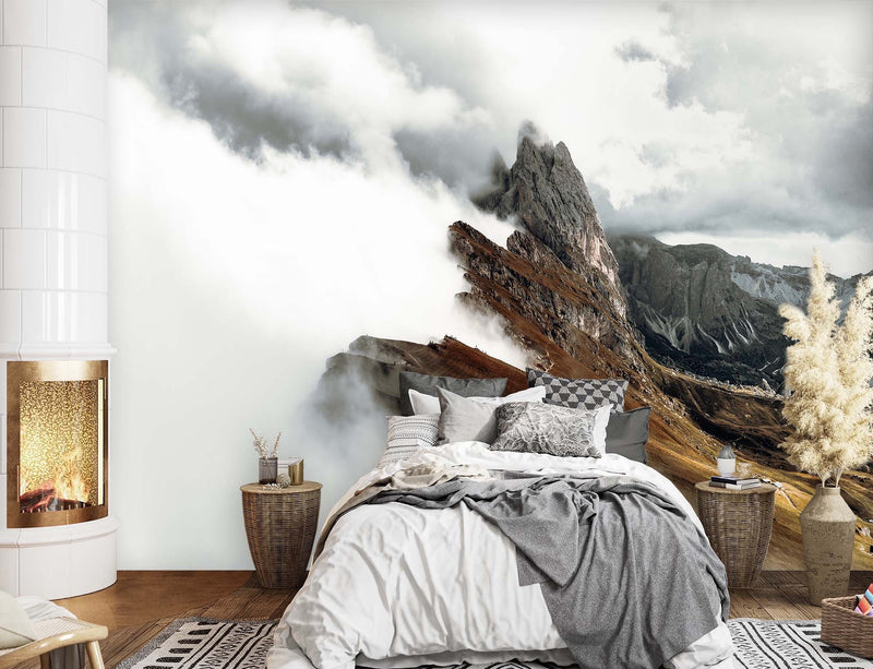 Wallpaper, Mountains in the clouds