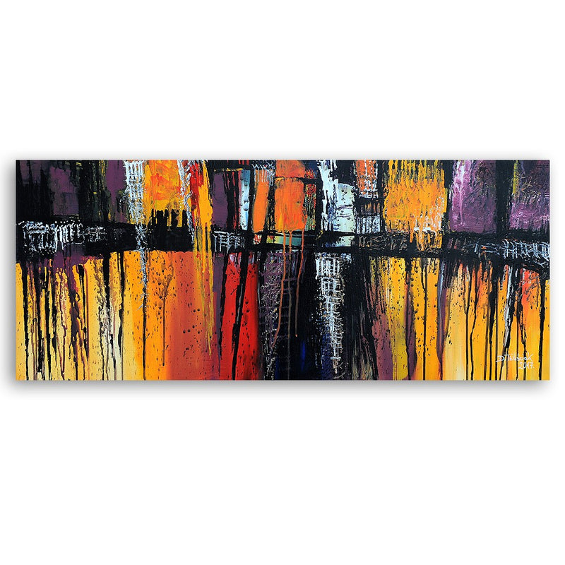 Canvas print, Fiery abstraction