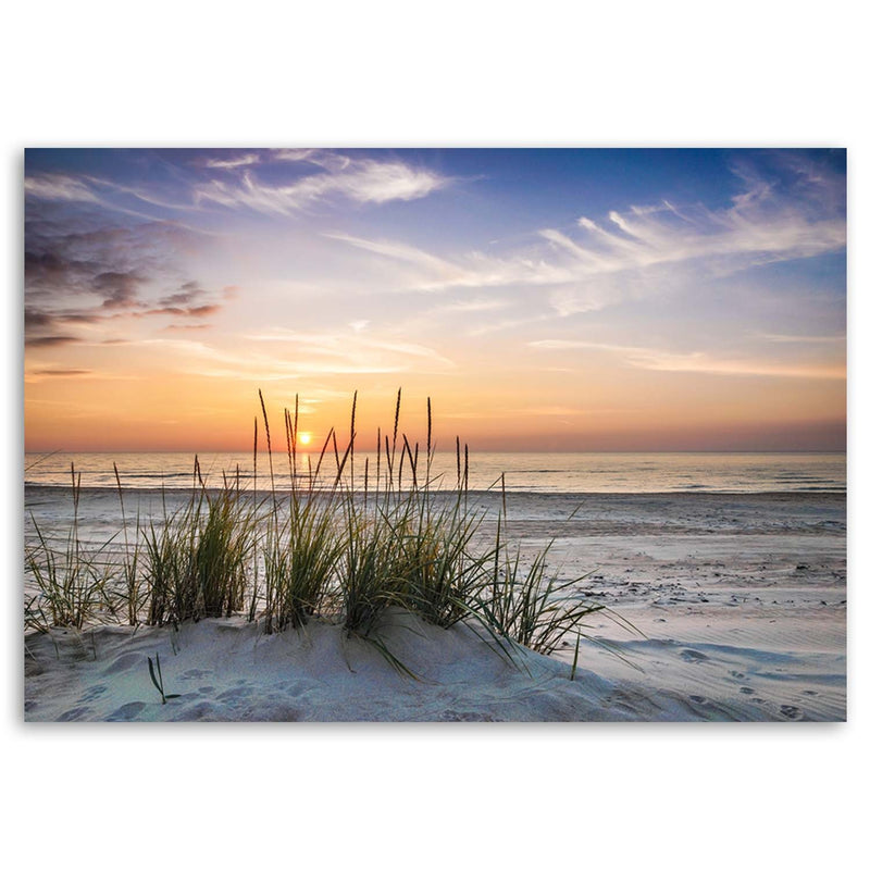 Canvas print, Sunset on the beach