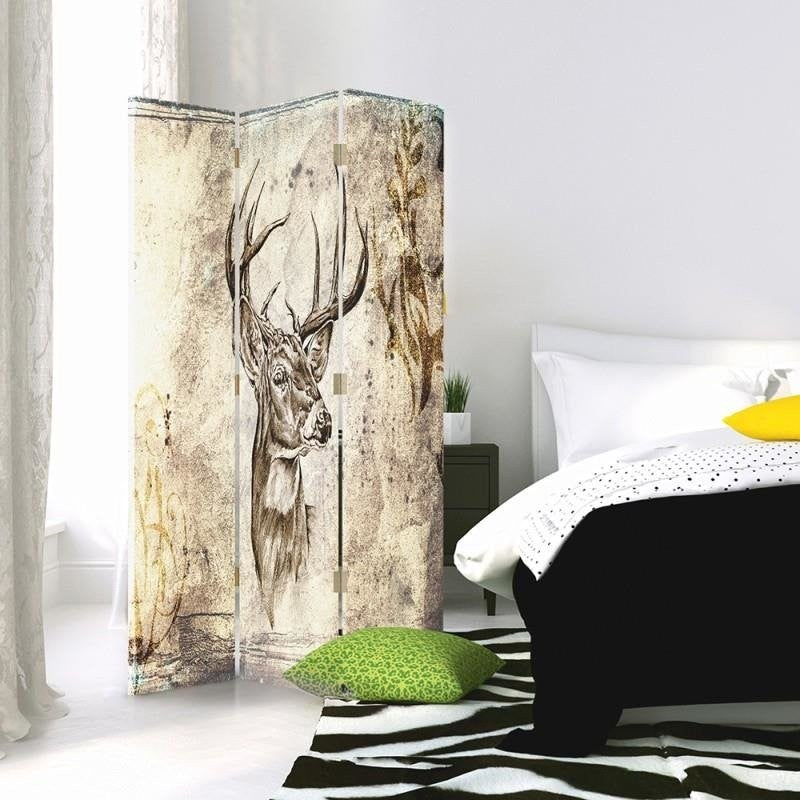 Room divider Double-sided rotatable, Distinguished Deer