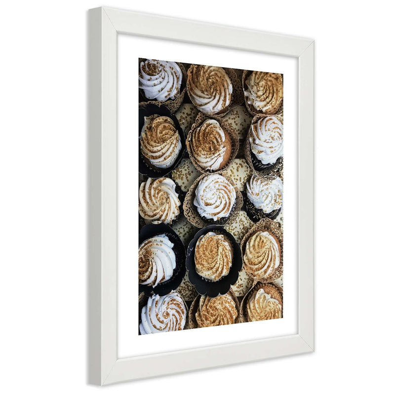 Picture in white frame, Sea of sweets
