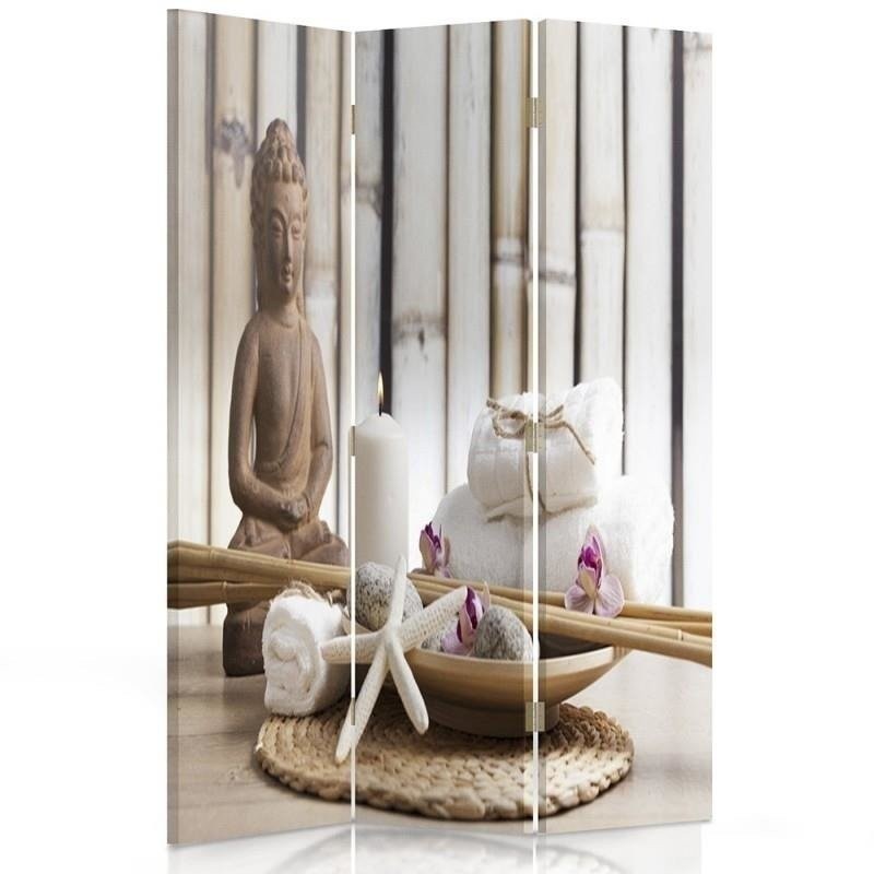 Room divider Double-sided rotatable, Calmness of buddha