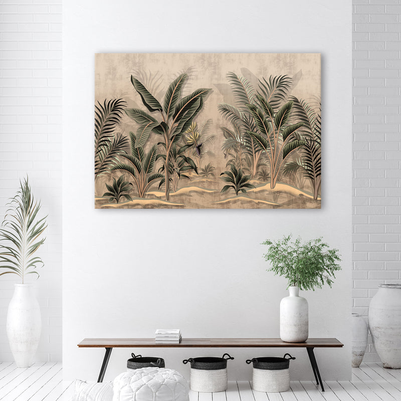 Deco panel print, Tropical rainforest