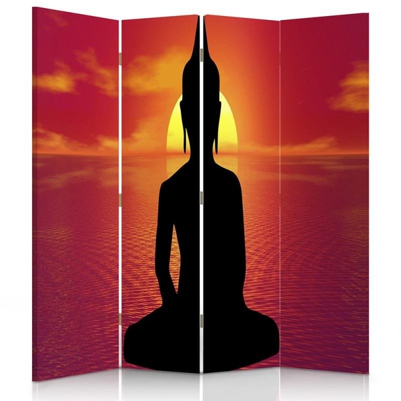 Room divider Double-sided, Buddha Meditation
