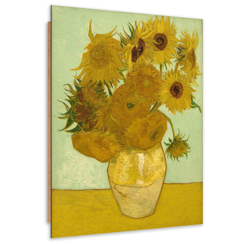 Deco panel print, Sunflowers - v. van gogh reproduction
