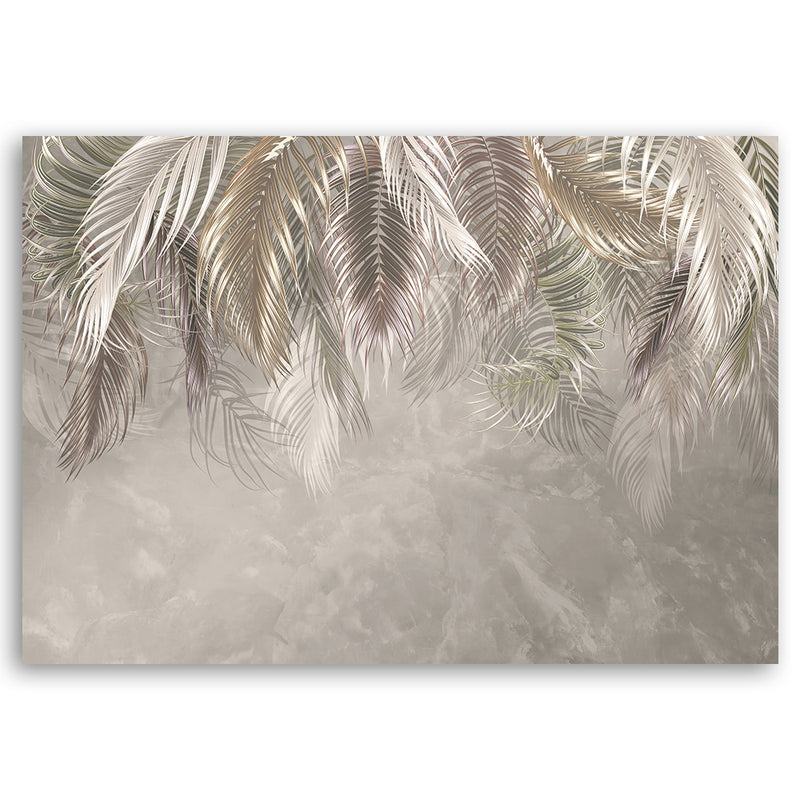 Canvas print, Palm leaves