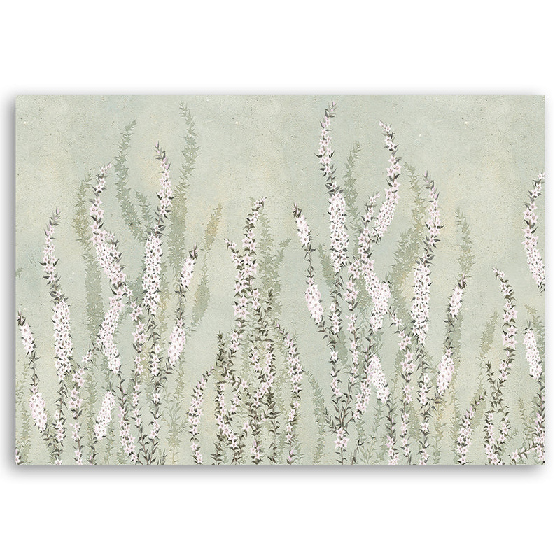 Deco panel print, Small flowers against the wall