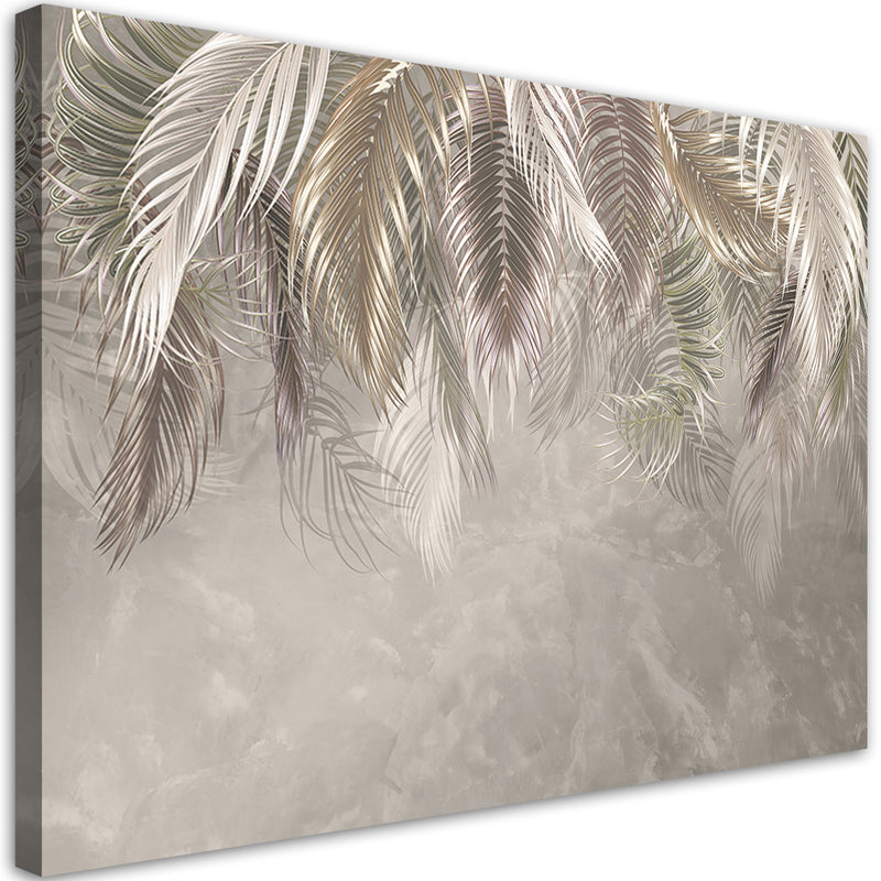 Canvas print, Palm leaves