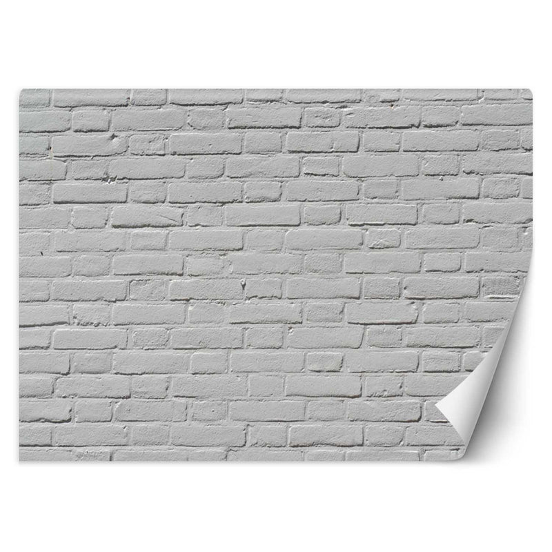 Wallpaper, White bricks stone wall