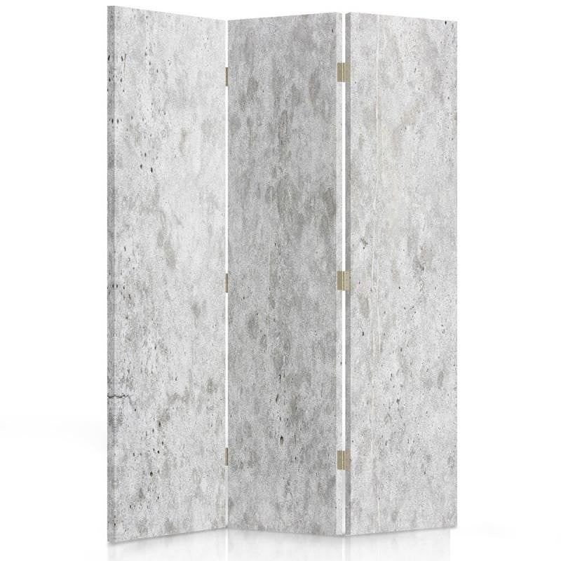 Room divider Double-sided rotatable, Light Concrete