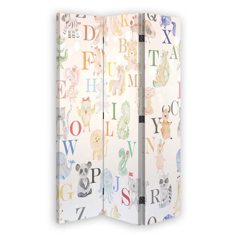 Room divider Double-sided PIN IT, Letter learning