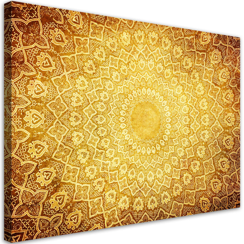 Canvas print, Gold mandala abstract