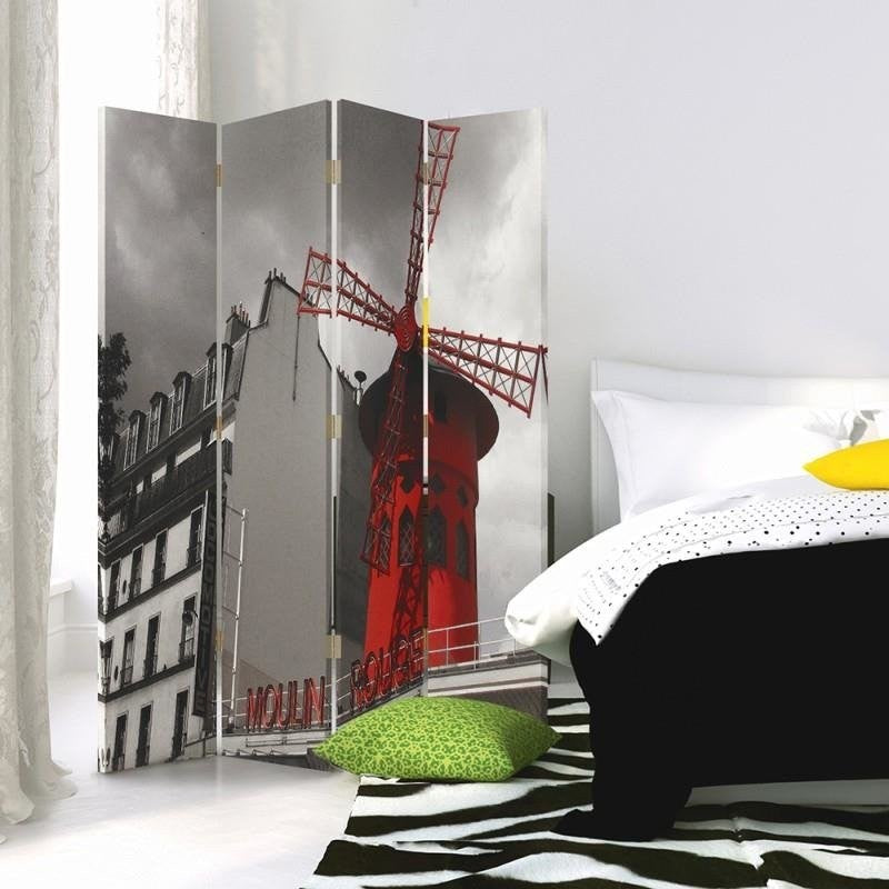 Room divider Double-sided, Moulin Rouge