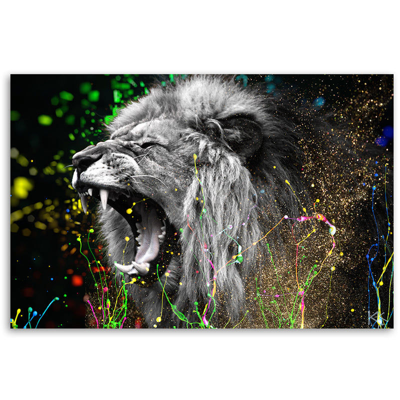 Canvas print, Lion animal nature