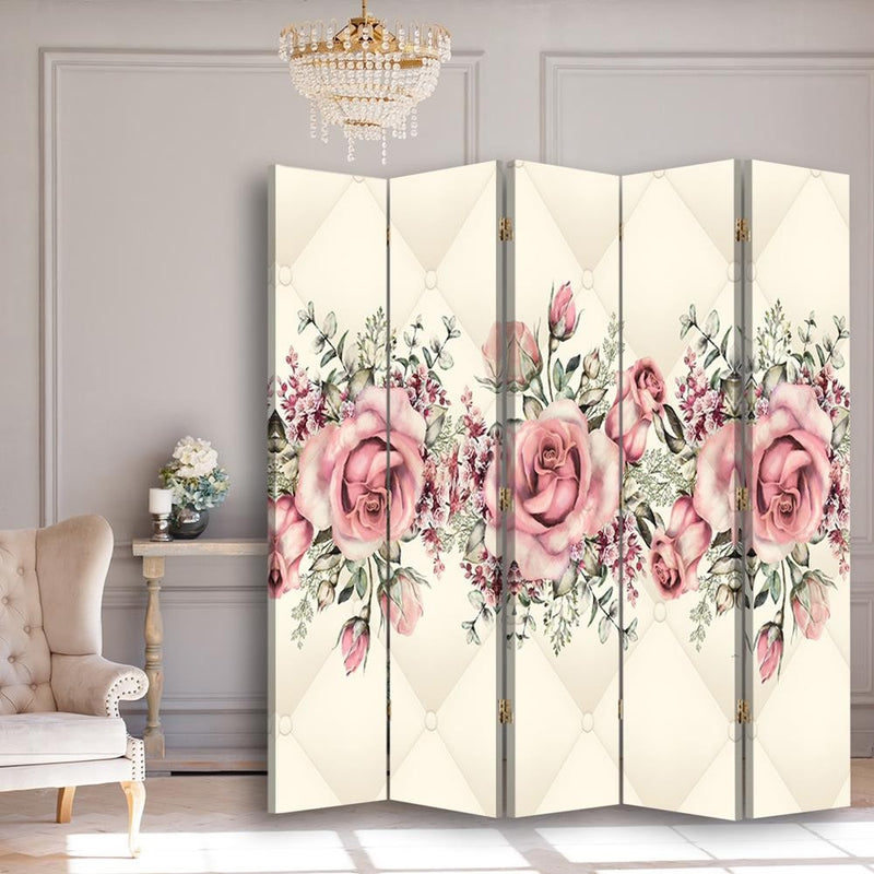 Room divider Double-sided, Flowering roses