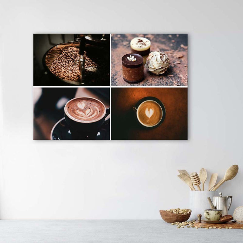 Deco panel print, Coffee and sweets