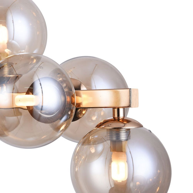 Linear suspension Maytoni Dallas glass 25 bulbs