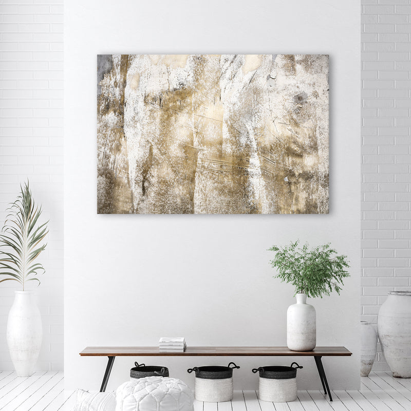 Canvas print, Golden abstract vintage