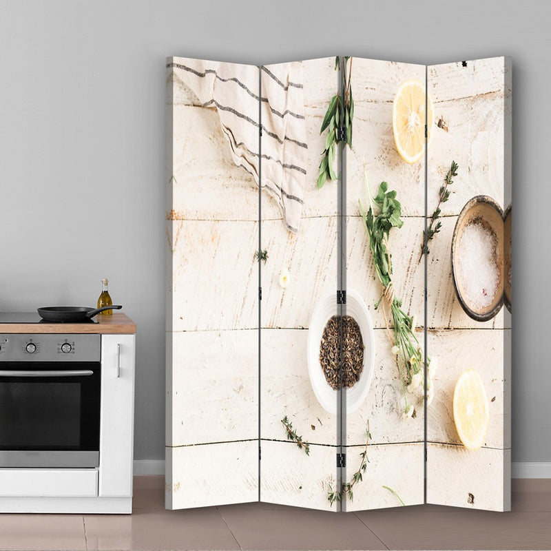 Room divider Double-sided, Herbs and salt