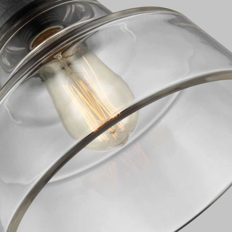 Pendant lamp Feiss (FE-BASKIN-P-A-BR) Baskin glass E27