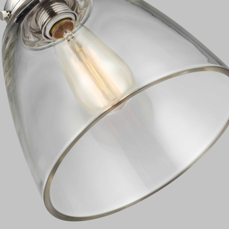 Pendant lamp Feiss (FE-BASKIN-P-B-PN) Baskin glass E27