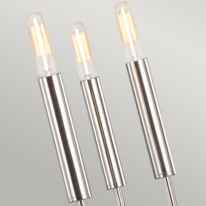 Chandelier Feiss (FE-BRIANNA9-PN) Brianna steel E14 9 bulbs