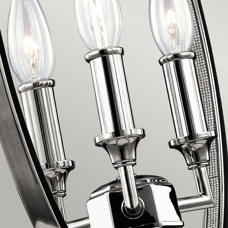 Pendant lamp Feiss (FE-CORINNE-3P-M) Corinne steel E14 3 bulbs