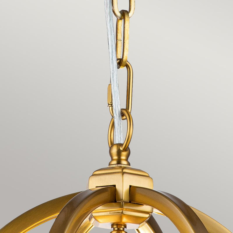 Pendant lamp Feiss (FE-CORINNE-3P-S-BB) Corinne steel E14 3 bulbs