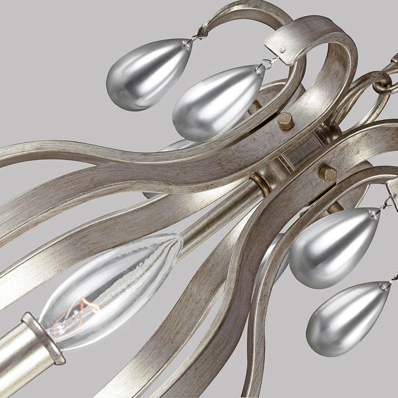 Chandelier Feiss (FE-DEWITT9) DeWitt steel E14 9 bulbs