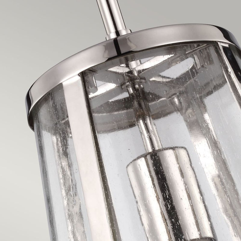 Pendant lamp Feiss (FE-HARROW-P-S) Harrow seeded glass, aluminium E27