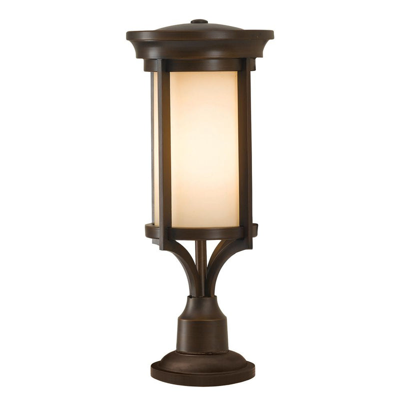 Outdoor table lamp Feiss (FE-MERRILL3-S) Merrill mild steel, etched glass E27