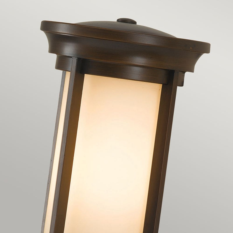 Outdoor table lamp Feiss (FE-MERRILL3-S) Merrill mild steel, etched glass E27