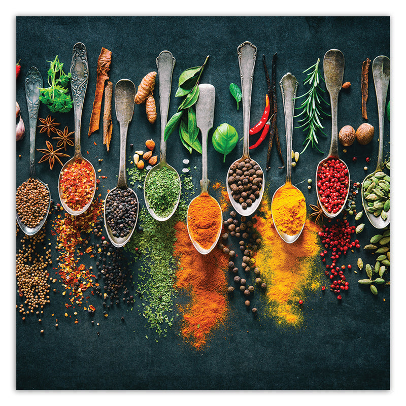 Canvas print, Herbs Spices for the kitchen