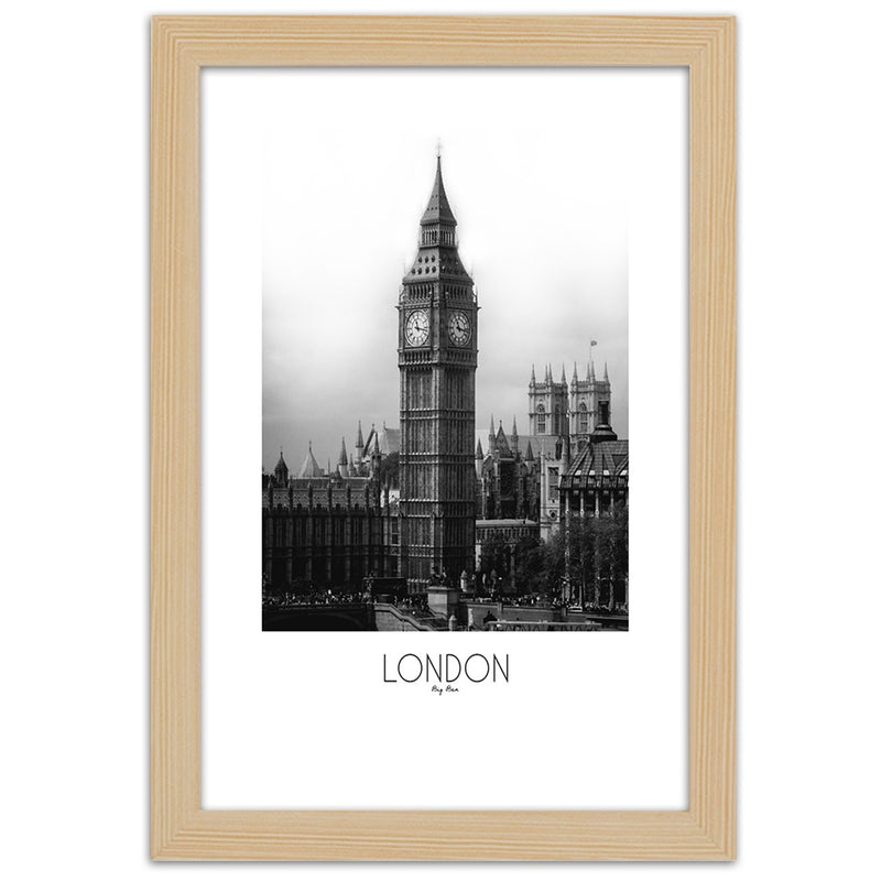 Picture in natural frame, The legendary big ben