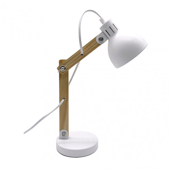 BLAI desk lamp 1xE14 metal / wood white