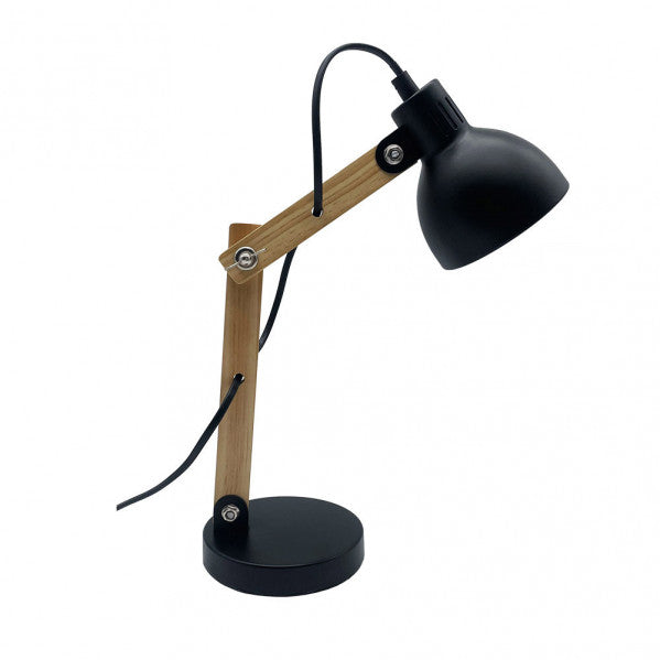 BLAI desk lamp 1xE14 metal / wood black