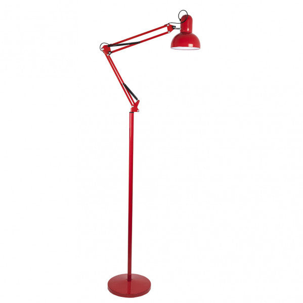 RUTILO floor lamp 1xE27 metal red