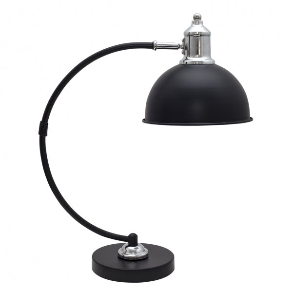 LUJAN desk lamp 1xE27 metal black