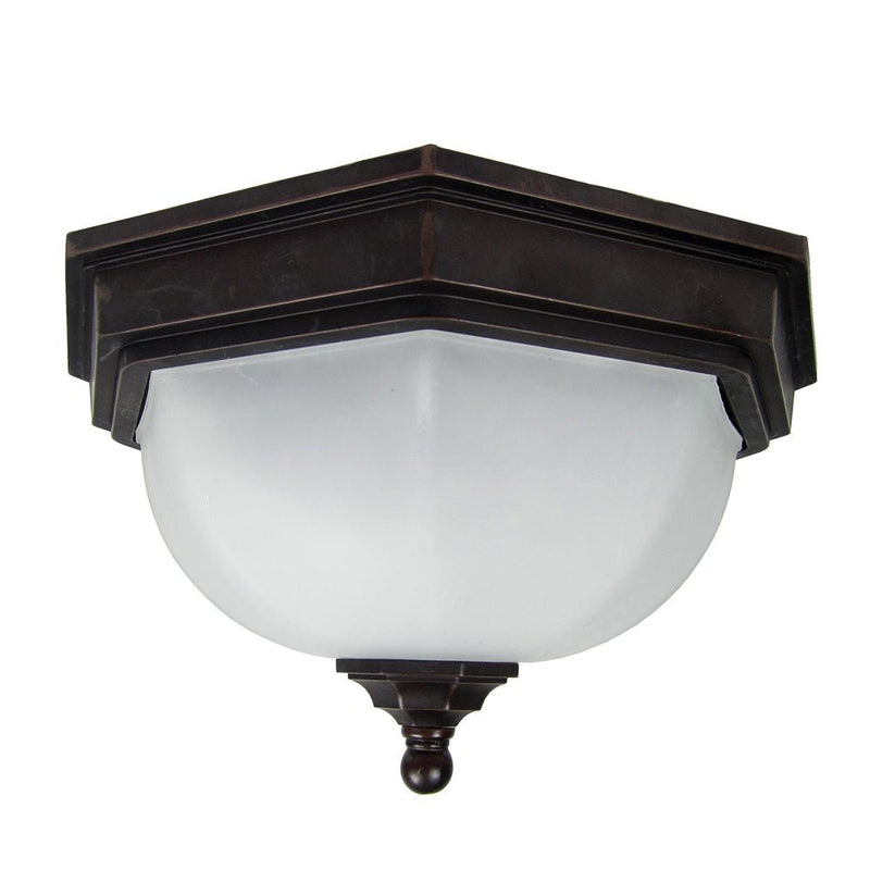 Outdoor ceiling light Elstead Lighting (GZH-FF12) Fairford cast aluminium E27 2 bulbs