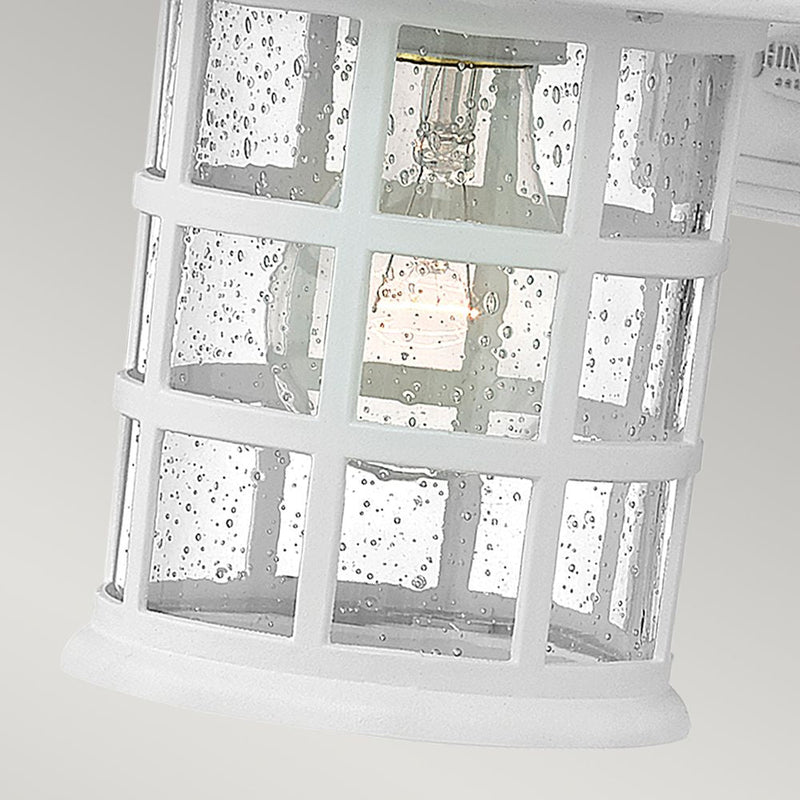 Outdoor wall light Hinkley (HK-FREEPORT2-S-TWH) Freeport weather resistant composite, clear seeded glass E27