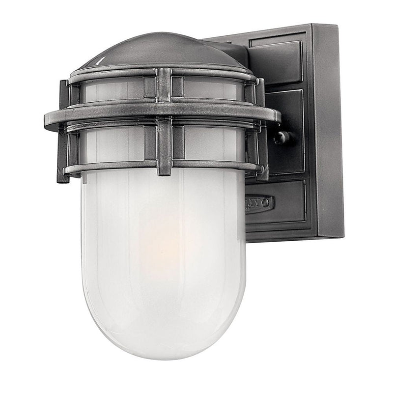 Outdoor wall light Hinkley (HK-REEF-MINI-HE) Reef etched glass, cast aluminium E27
