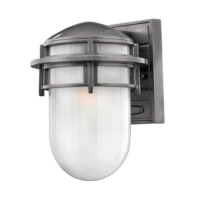 Outdoor wall light Hinkley (HK-REEF-SM-HE) Reef etched glass, cast aluminium E27