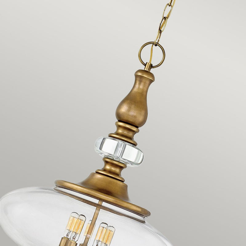 Pendant lamp Hinkley (HK-WEXLEY-5P-HB) Wexley steel E14 5 bulbs