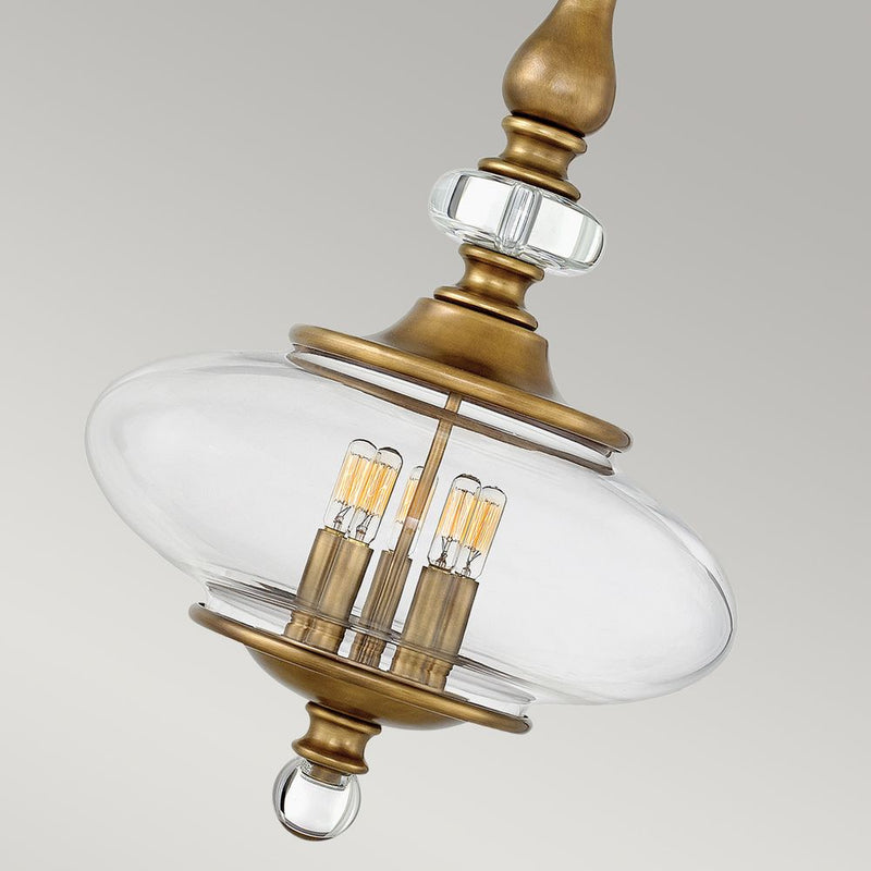 Pendant lamp Hinkley (HK-WEXLEY-5P-HB) Wexley steel E14 5 bulbs