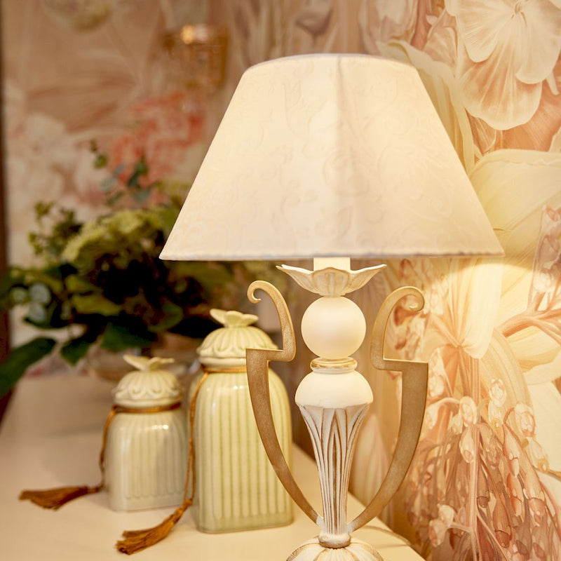 Table lamp Maytoni Monile cotton white