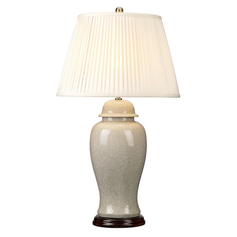 Table lamp Elstead Lighting (IVORY-CRA-LG-TL) Ivory Crackle porcelain E27