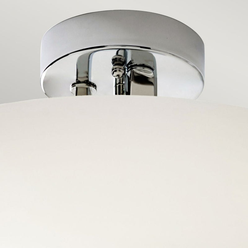 Flush mount Kichler (KL-HENDRIK-SF) Hendrik steel G9 3 bulbs