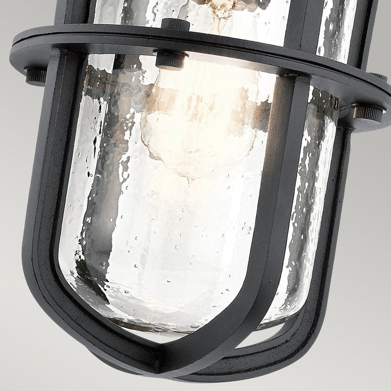 Outdoor wall light Kichler (KL-SURI-M) Suri composite, glass E27